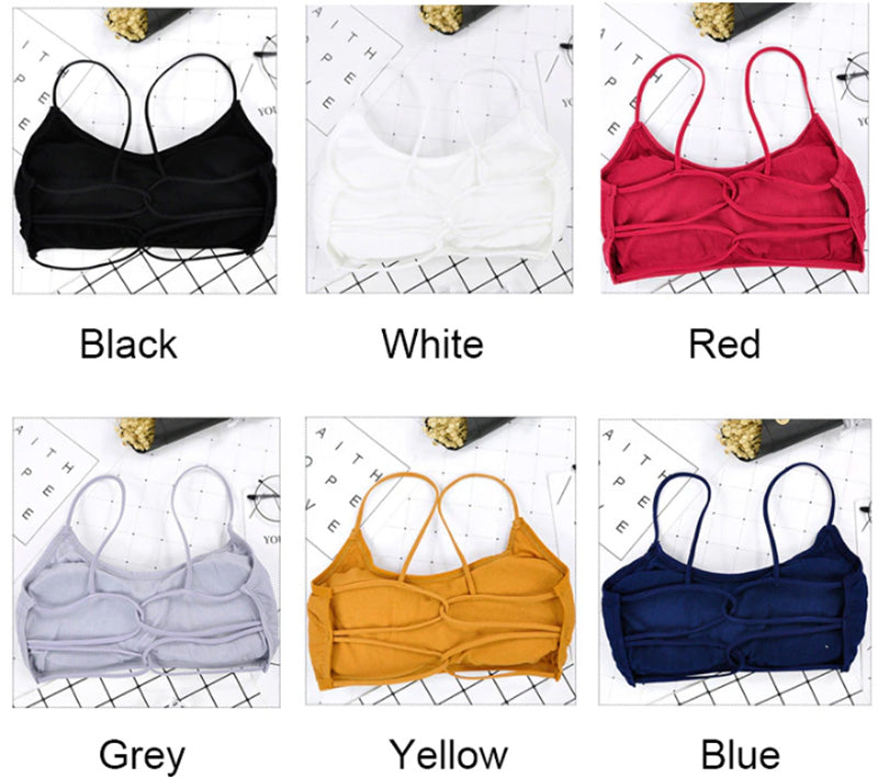 Pack of 2 Women Cotton Padded Backless Biddies 077.