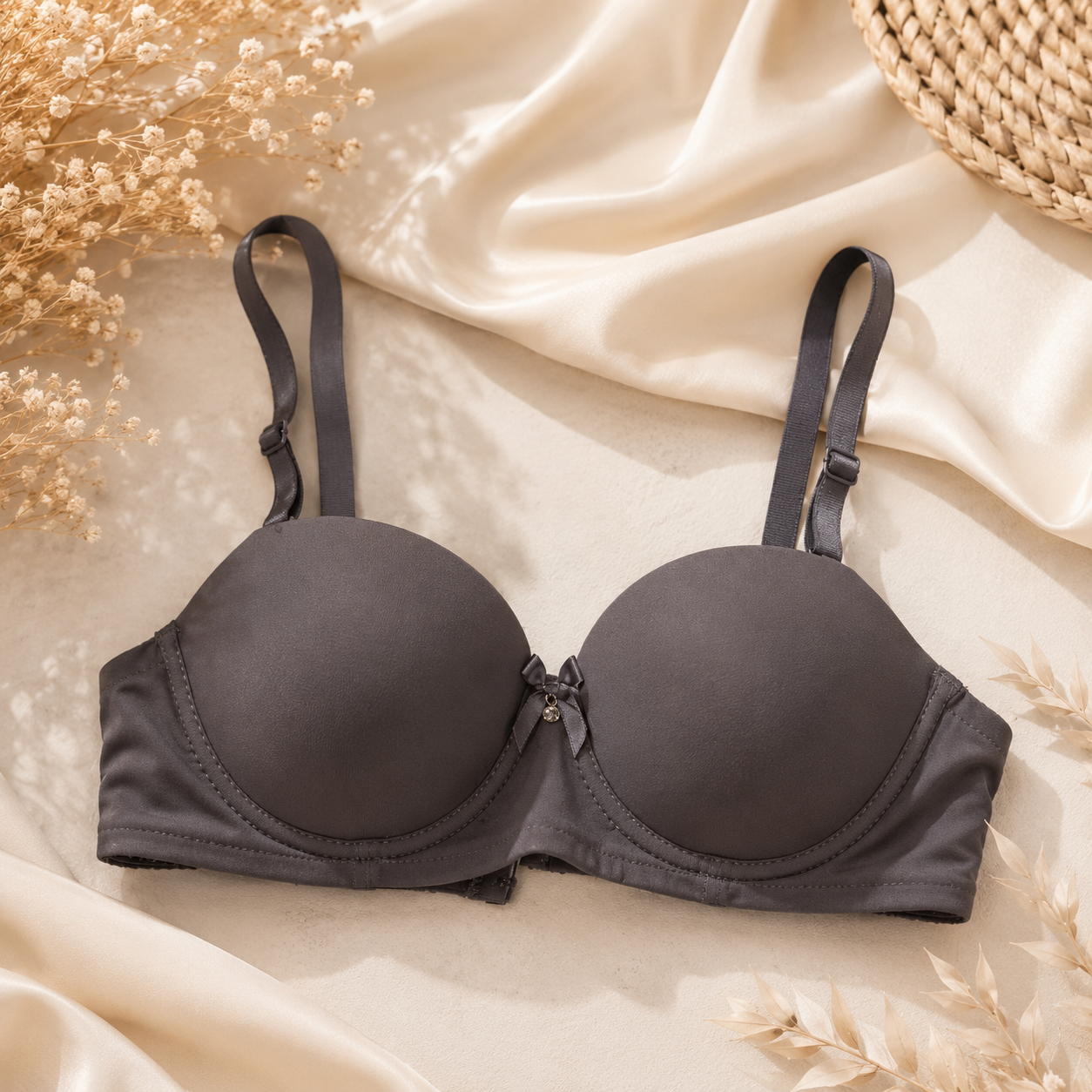 Flourish Women’s Lightly Padded Bra with Removable Straps – Comfortable Everyday Wear-812