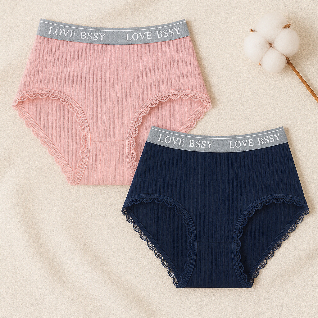Pack Of 2 BSSY Printed Casual Use Cotton Panties
