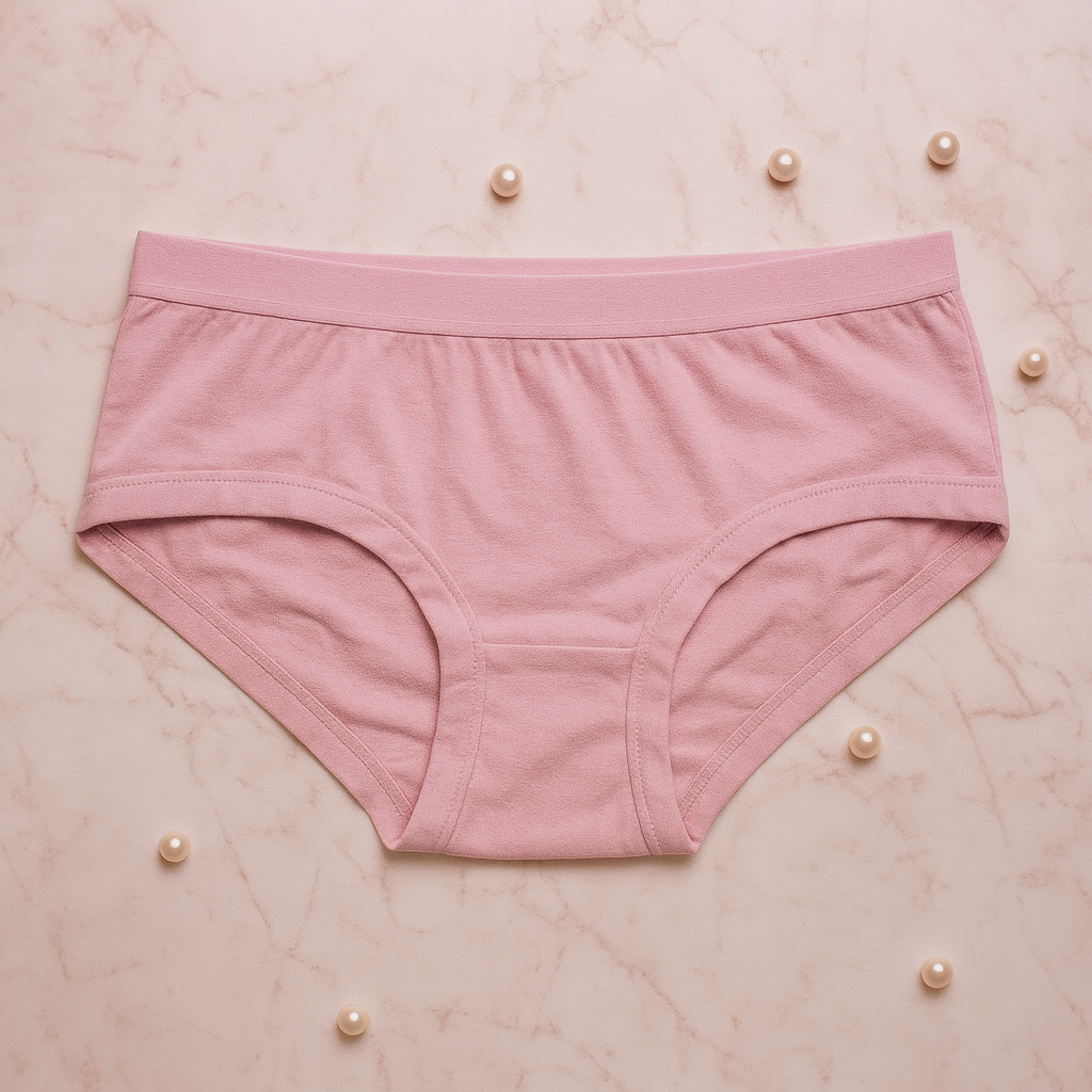 1 Pc Soft Cotton Mid-Waist Panty – Lilac Everyday Comfort Fit