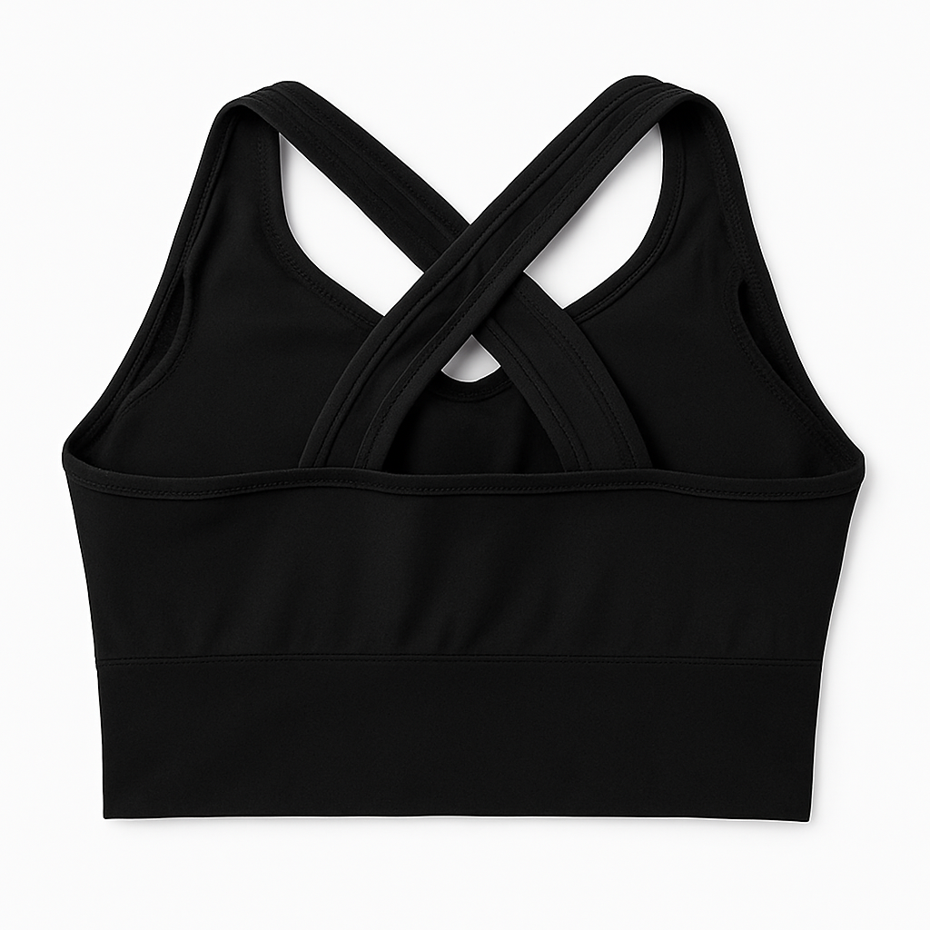 Flourish Front Zipper Sports Bra – Criss-Cross Back Support, Padded Comfort 288