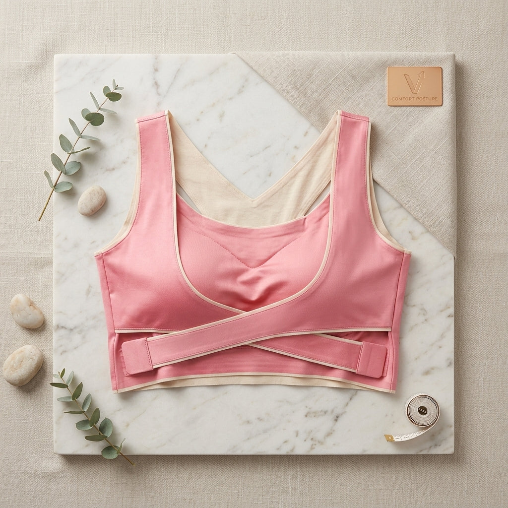 Flourish Pink Cross-Wrap Sports Bra