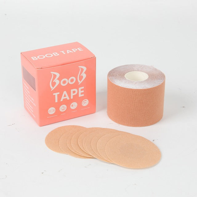 Women Instant Breast Lift Boob Tape Waterproof Body Tape Hypoallergeni –  Flourish - Nightwear & Undergarments