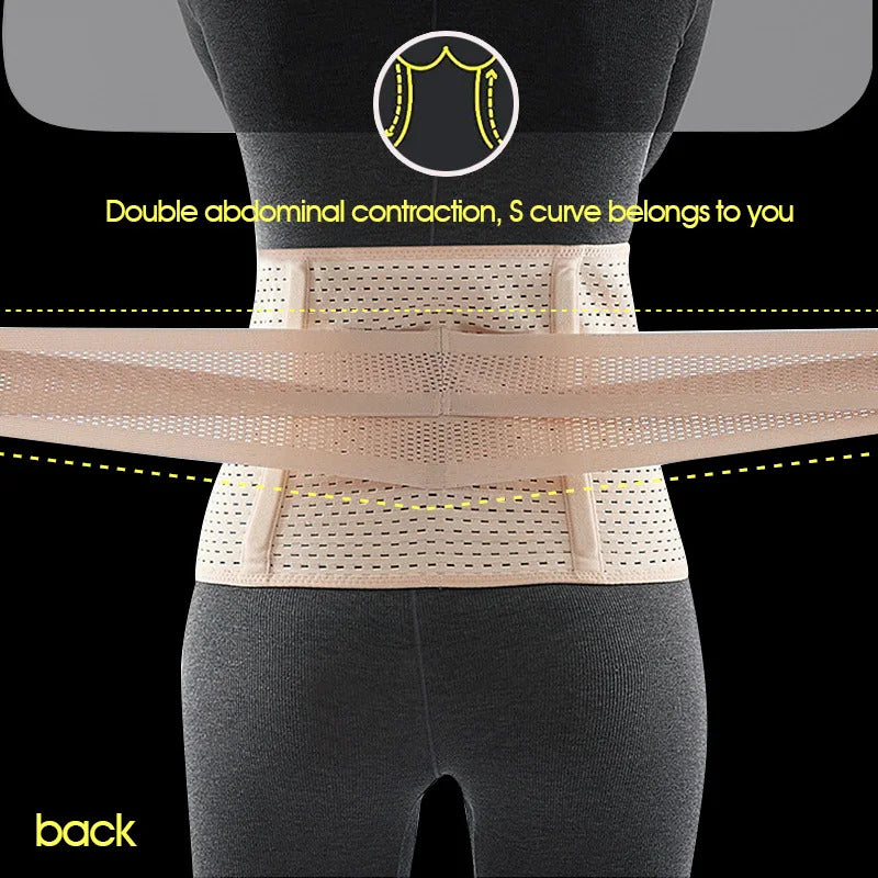 Flourish Postpartum Belly Band – Breathable Postnatal Recovery Girdle for Belly, Waist & Back Support (C-Section & Natural Birth Friendly)