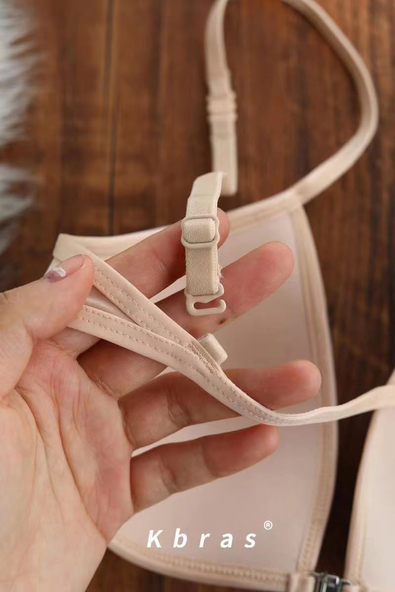 Stylish Front Closure Triangle Cup Bra with Convertible Adjustable Straps -k164