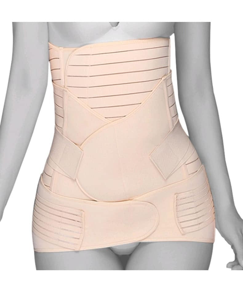 Buy 1 Postpartum Belt & get 1 Nursing pad free- After Delivery Support Recovery | Body Shaper Belt for Women for After Birth Postnatal C-section | Waist Pelvis Shapewear Wrap Postpartum Girdle 3830-16
