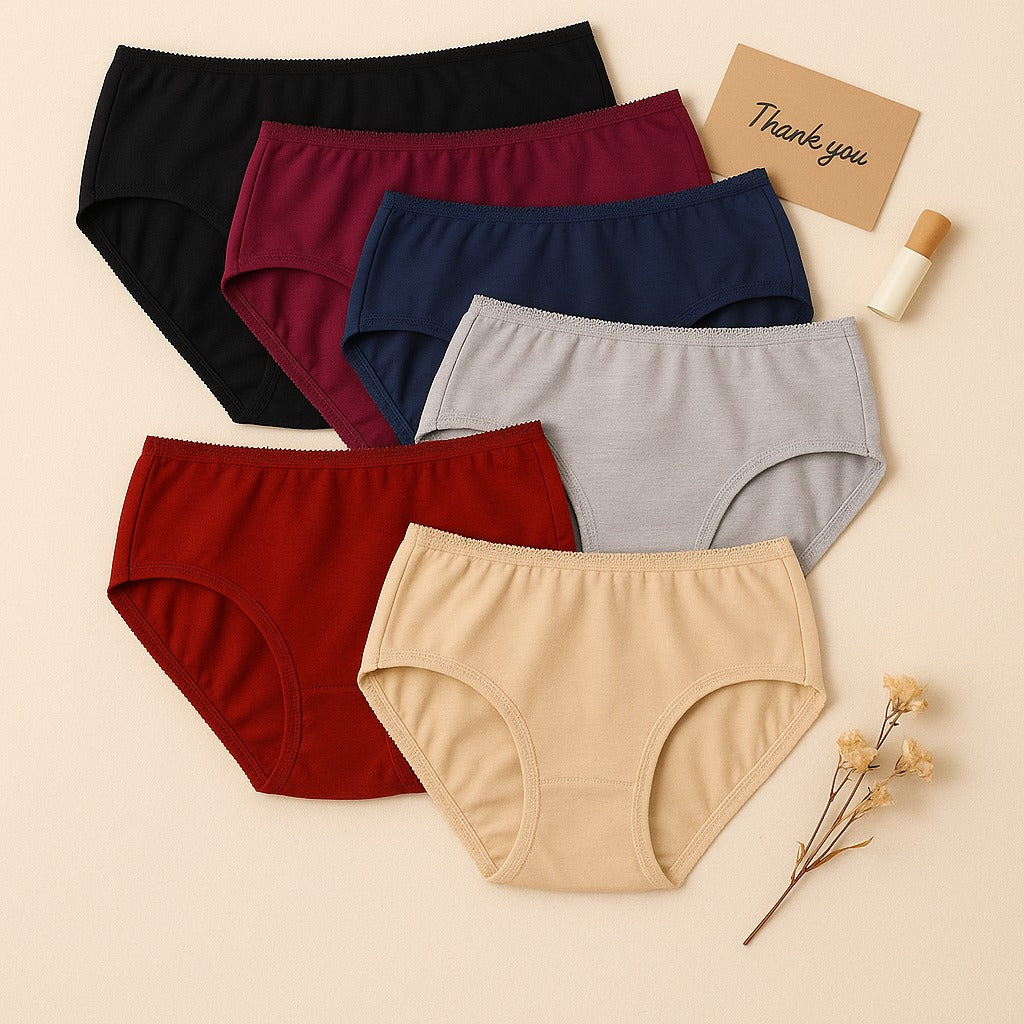 Flourish Pack of 3 Cotton Briefs 517