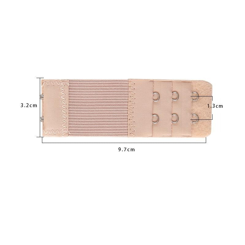 Pack Of 3 Elastic Bra Extender – 3 Rows 2 Hooks Increases Band Size Comfortably