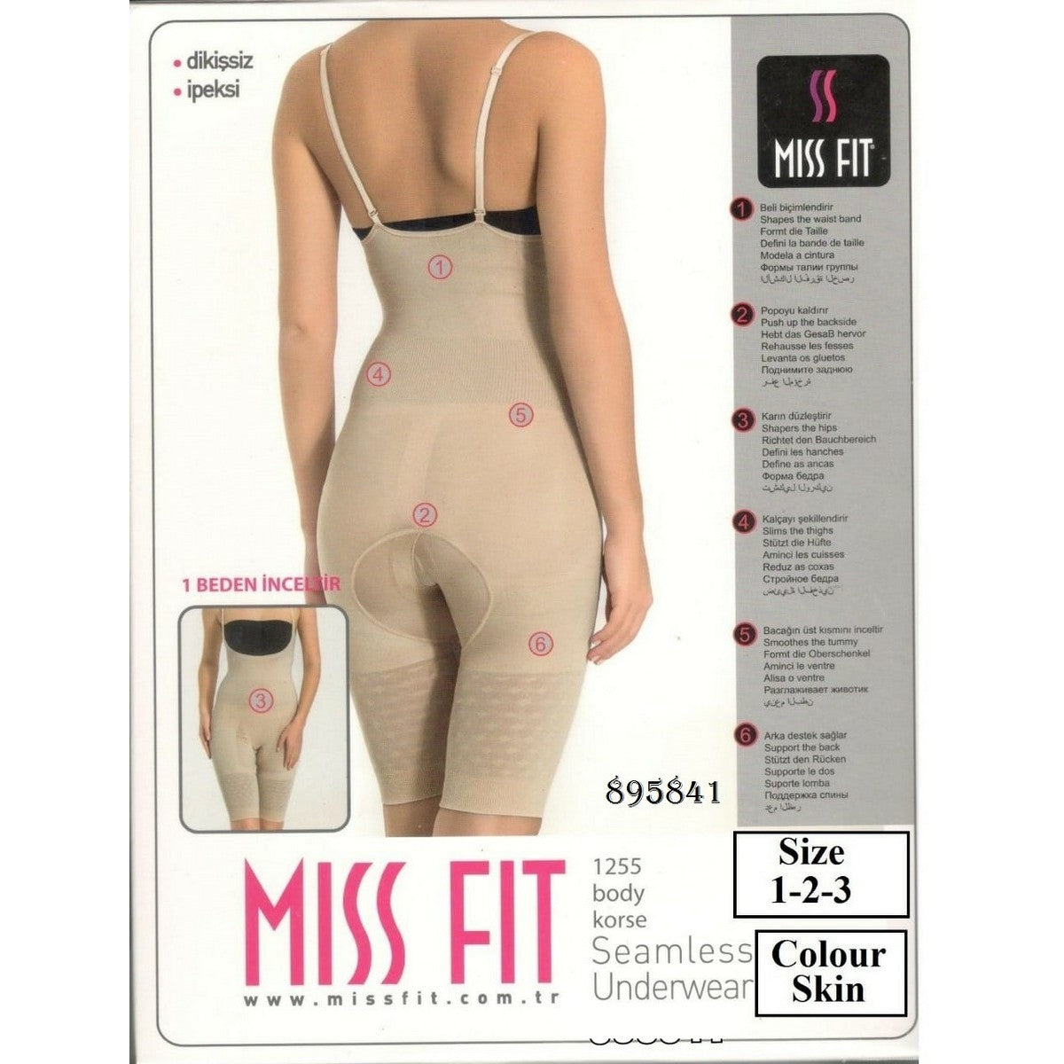 Miss Fit Ladies Seamless Body Shapper Korse 34321 – Enem Store