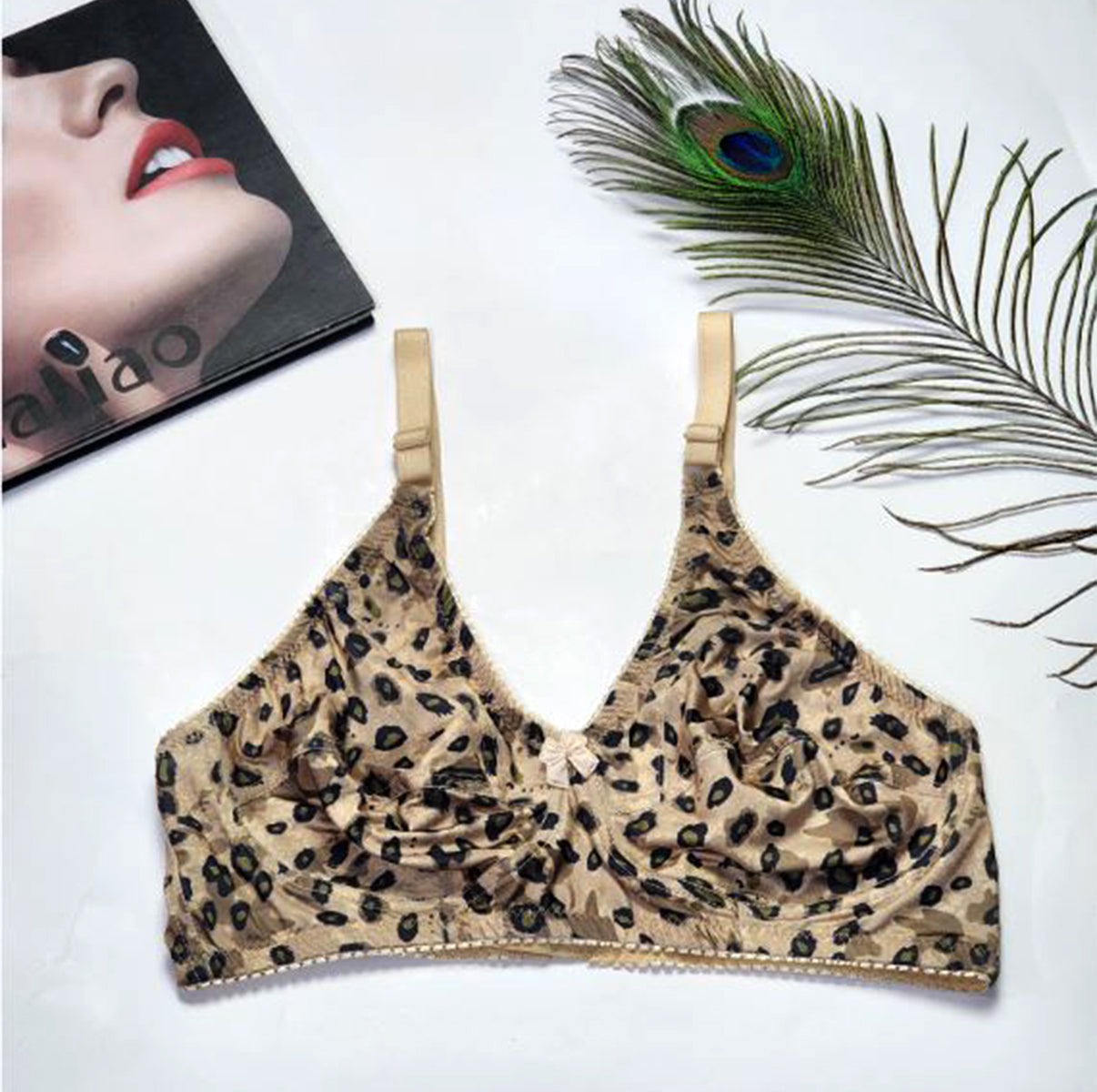 Buy Pack of 2 –Imported Best Quality Cotton Printed Non Padded Bras for  Women/Girls at Lowest Price in Pakistan
