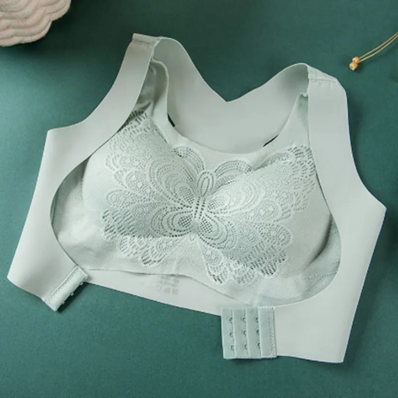 Flourish 3D High Quality Too Soft & Comfortable Push Up Removable Padded full Back Support Sports Bra butterfly wings