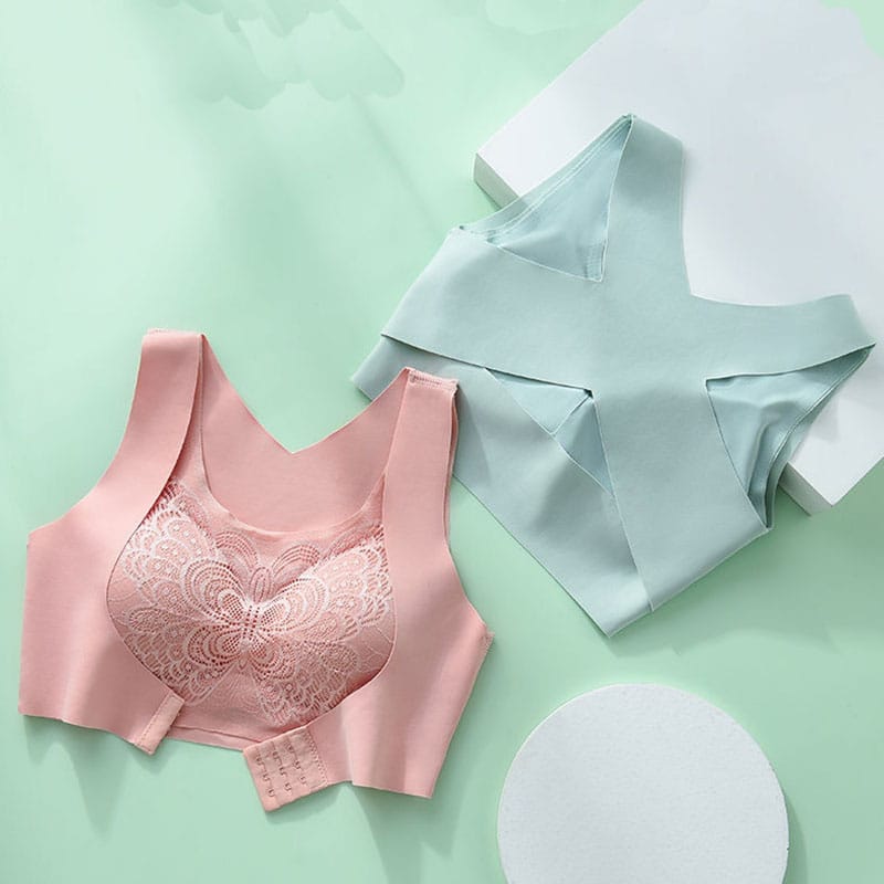 Flourish 3D High Quality Too Soft & Comfortable Push Up Removable Padded full Back Support Sports Bra butterfly wings