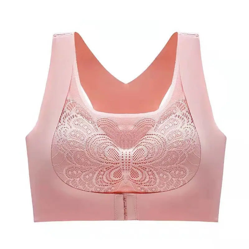 Flourish 3D High Quality Too Soft & Comfortable Push Up Removable Padded full Back Support Sports Bra butterfly wings