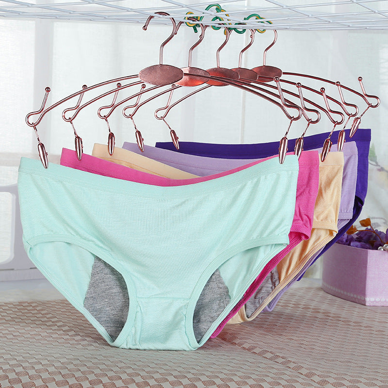 Flourish Pack Of 2 - Seamless Mid Waist Anti-Leak Menstrual Period, Leak-Proof Panties