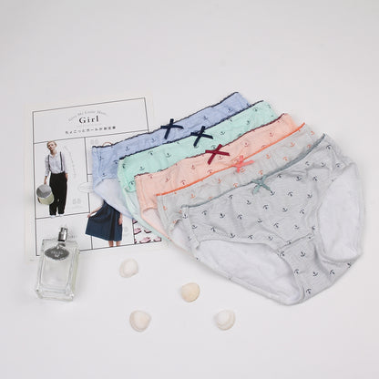 Flourish Pack of 3 Anchor Print Cotton Panty– Soft, Cute & Everyday Comfort