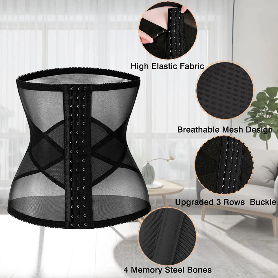 Flourish  Women Postpartum Recovery Waist Trainer Belly Tummy Control Belt Corset Shaper