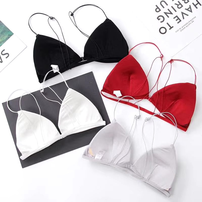 1 Pc Fashion New Style Triangle Cup Front-Closure Push Up Comfort Bra for Girls – 3301