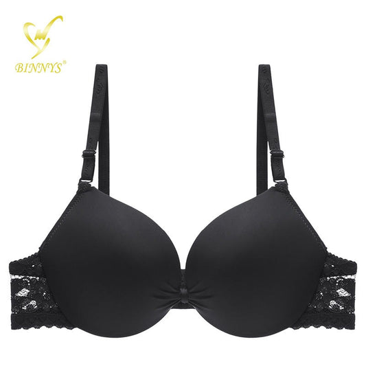 Flourish New Silk High Quality Front Bow Style Double Padded Adjustable Straps Padded Bra 3037