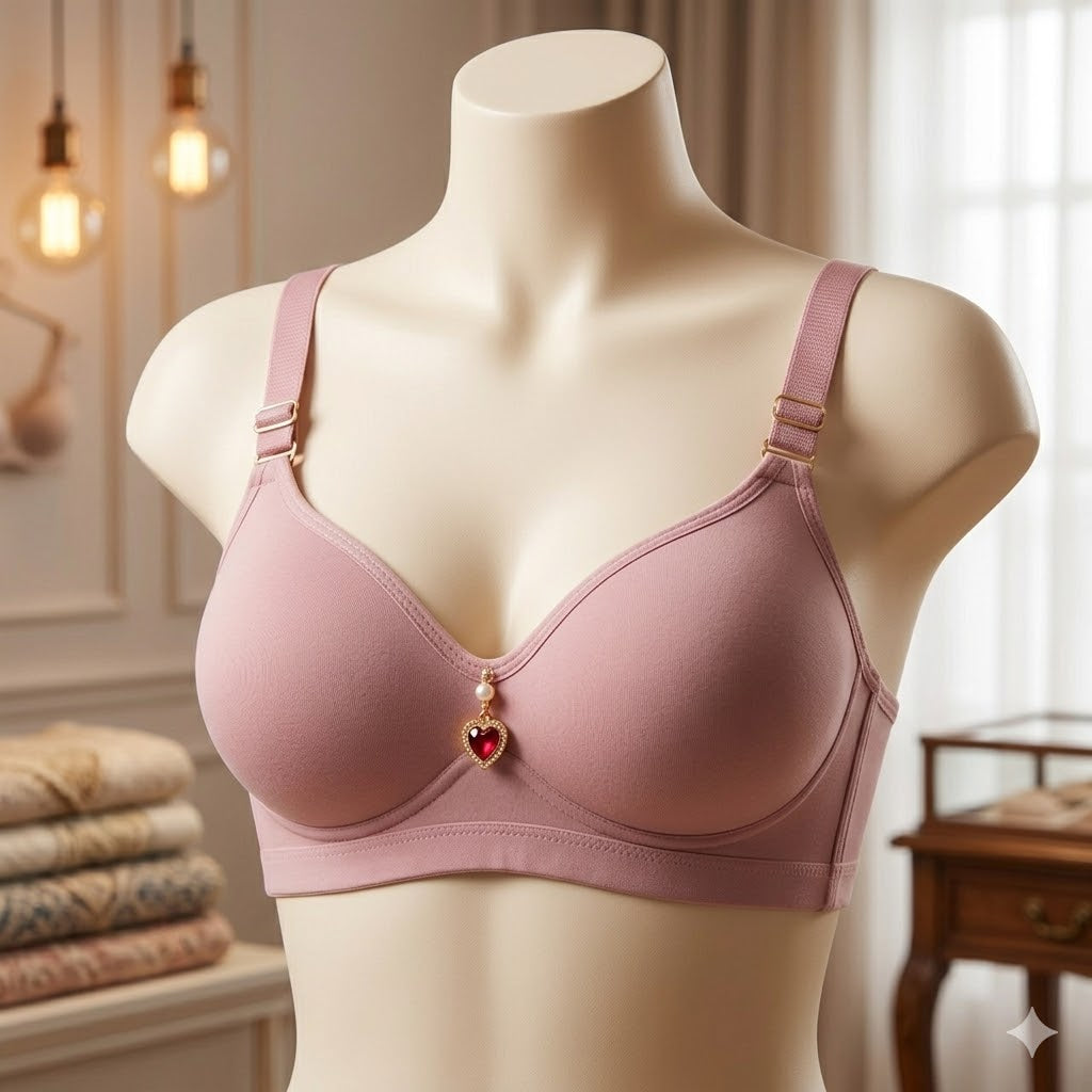 Pack Of 3 Premium Seamless Everyday Light Padded Bra – Wireless & Breathable Support  6601