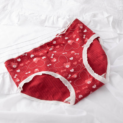 Flourish  Pack Of 3 Women Soft Printed Stuff Sweat Fancy Panties 800