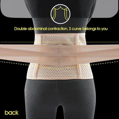 Flourish Adjustable Postpartum Belly Support Belt – Breathable Slimming Waist Shaper 6812