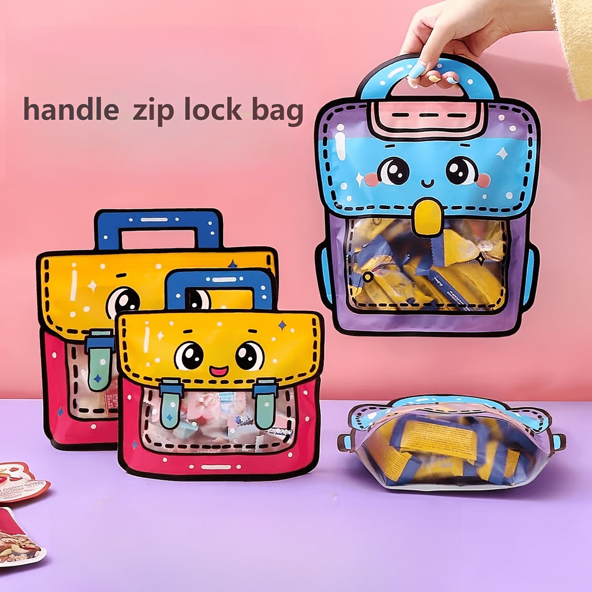 1pcs Cute Cartoon Multi-Purpose Storage Bag