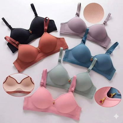 Pack Of 3 Premium Seamless Everyday Light Padded Bra – Wireless & Breathable Support  6601