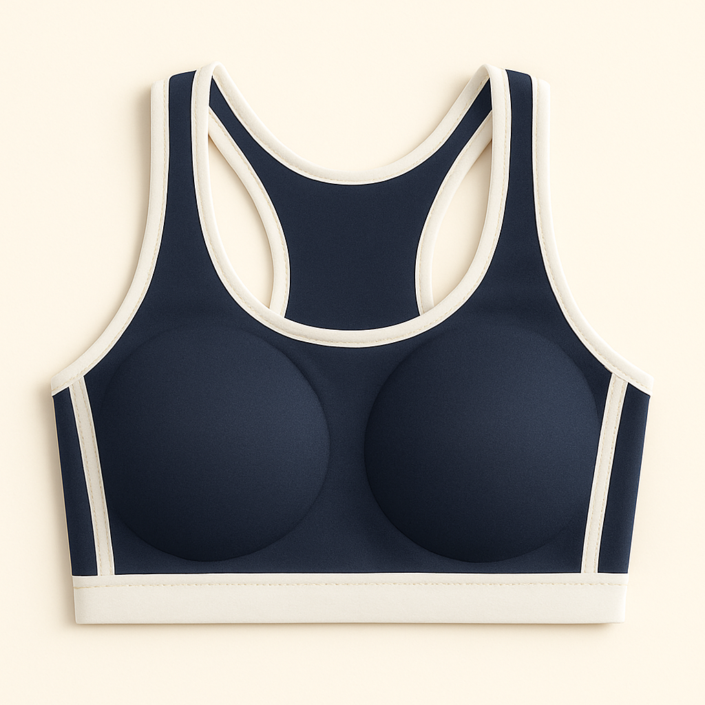 Flourish Pack Of 3 light Padded Cotton Sports Bra For Girls 004