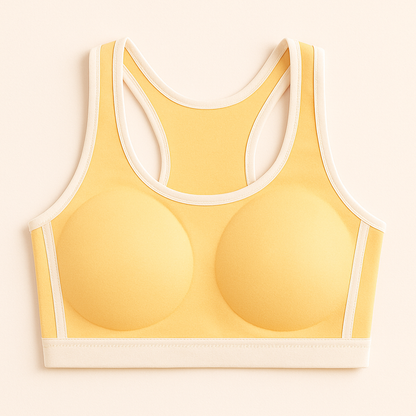 Flourish Pack Of 3 light Padded Cotton Sports Bra For Girls 004