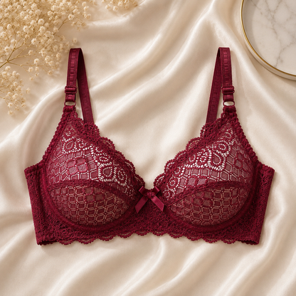 New Lace Bra – Elegant Floral Design | Non-Padded -S3