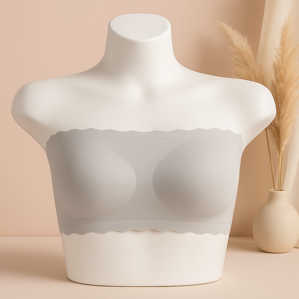 Flourish Strapless Bandeau Bra – Wireless, Padded & Seamless Tube Top S436