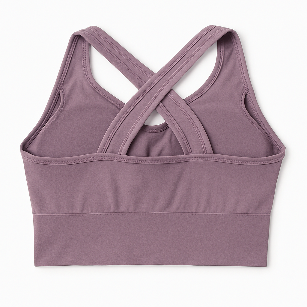 Flourish Front Zipper Sports Bra – Criss-Cross Back Support, Padded Comfort 288