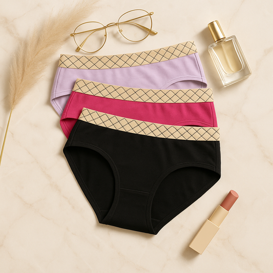 Pack Of 2 High-Waist Comfort Panty