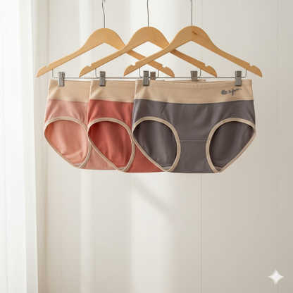 Flourish Pack of 5 Cotton Comfort Panty  – Soft, Stretchy & Everyday Fit 496