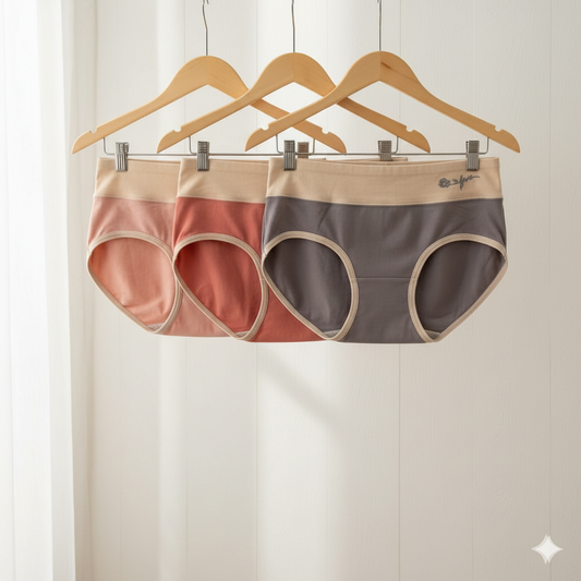 Flourish Pack of 5 Cotton Comfort Panty  – Soft, Stretchy & Everyday Fit 496