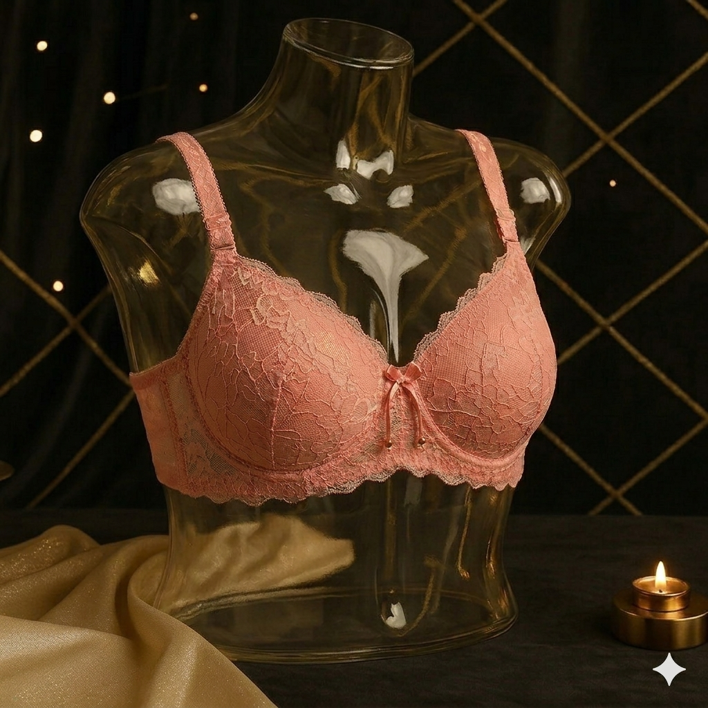 Flourish  Pack of 2 Premium Lace Comfort Push-Up Bra – 733