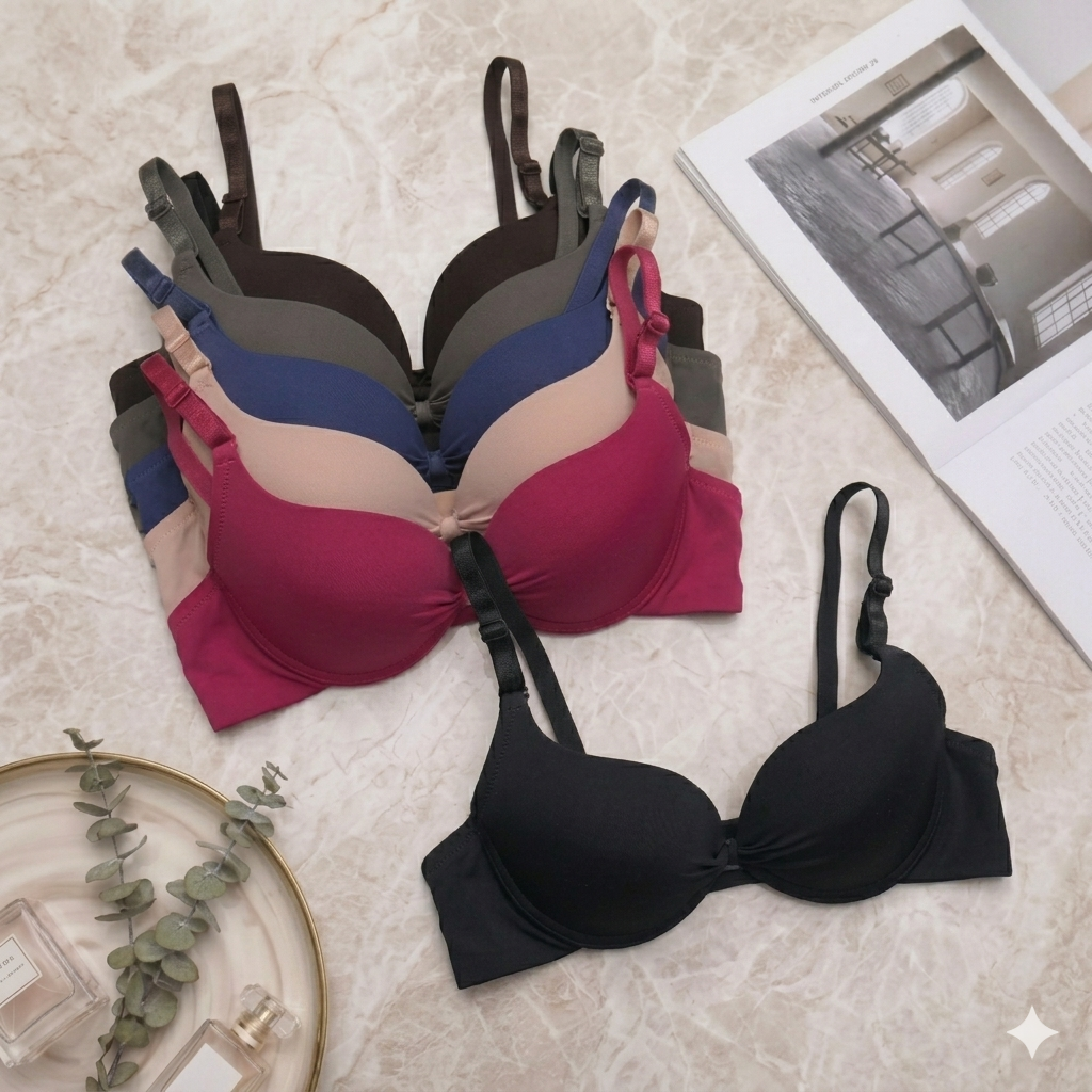 Flourish Push-Up Bra Pack of 2 – Seamless Everyday Comfort Bra for Women-242