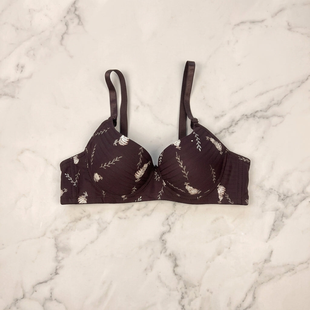 Floral Printed Padded Bra – Comfortable Everyday Support -BZ2