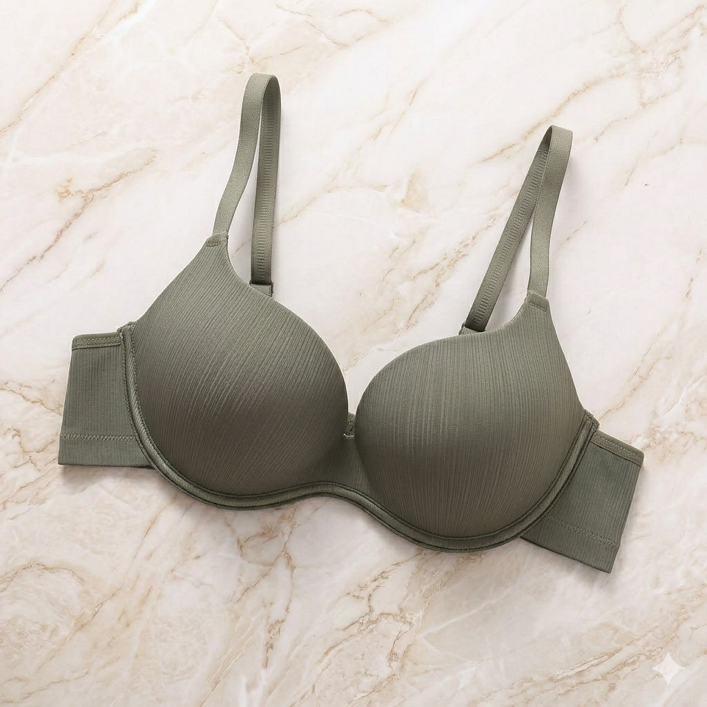 Seamless Padded Bra – Smooth Finish & Everyday Comfort-AZE