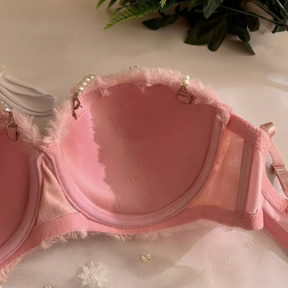 Women’s Padded Bra and Panty Set – Lace Lingerie Set -CH L1