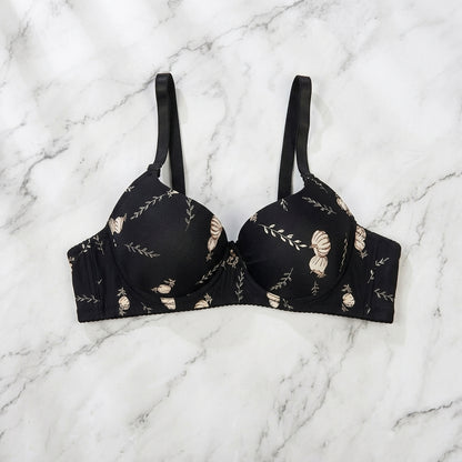 Floral Printed Padded Bra – Comfortable Everyday Support -BZ2