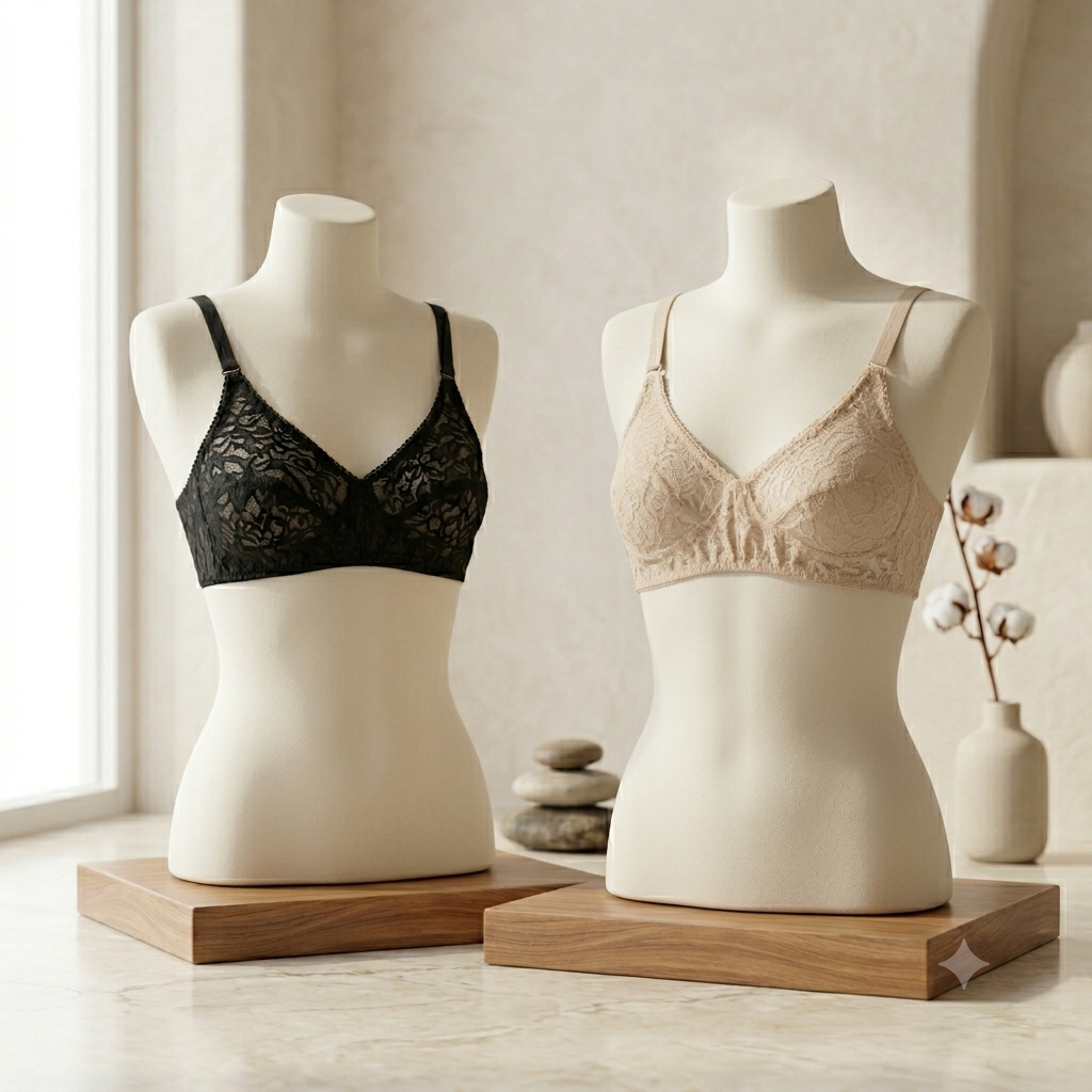 Flourish Pack of 2 Essence  See-Through Non-Padded Bra Duo