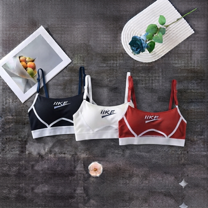 Pack of 2 "Comfort & Style" Ribbed Sports Bra  -IIKE 855-1