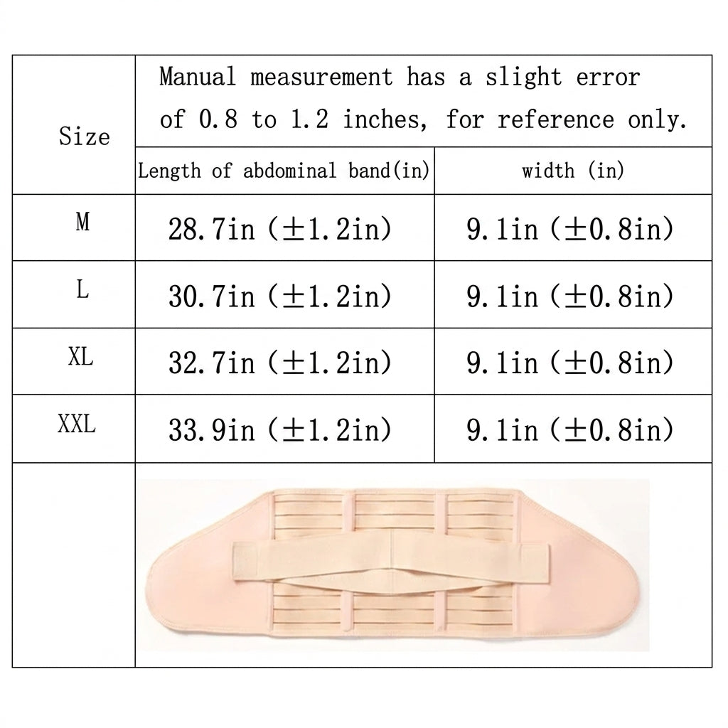 Flourish Postpartum Belly Band – Breathable Postnatal Recovery Girdle for Belly, Waist & Back Support (C-Section & Natural Birth Friendly) M09