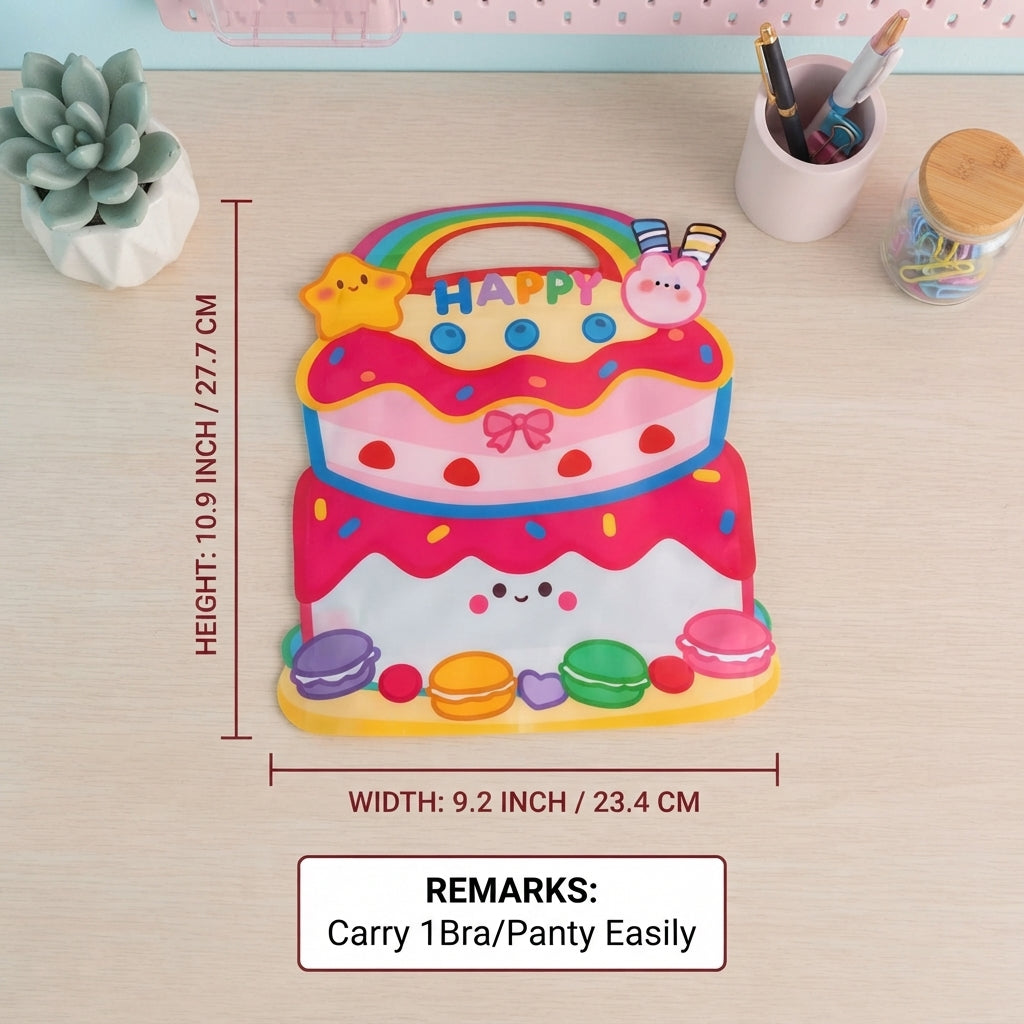 Cute Birthday Cake Gift Bag