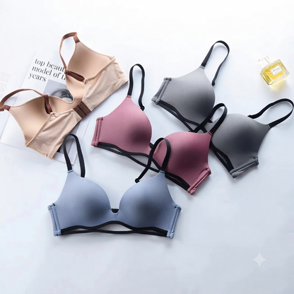 Women's Seamless T-Shirt Bra – Lightly Padded Non-Wired Everyday Comfort Bra-C6