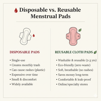 Flourish New Waterproof Women Cloth Sanitary Napkin Menstrual Pad Reusable, Period Pads, Sanitary Pads