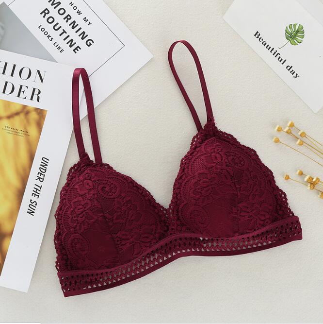 Pack of 2 Women Seamless Han Lace Embroided Padded Bra
