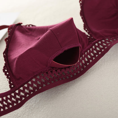 Pack of 2 Women Seamless Han Lace Embroided Padded Bra