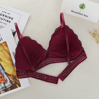 Pack of 2 Women Seamless Han Lace Embroided Padded Bra